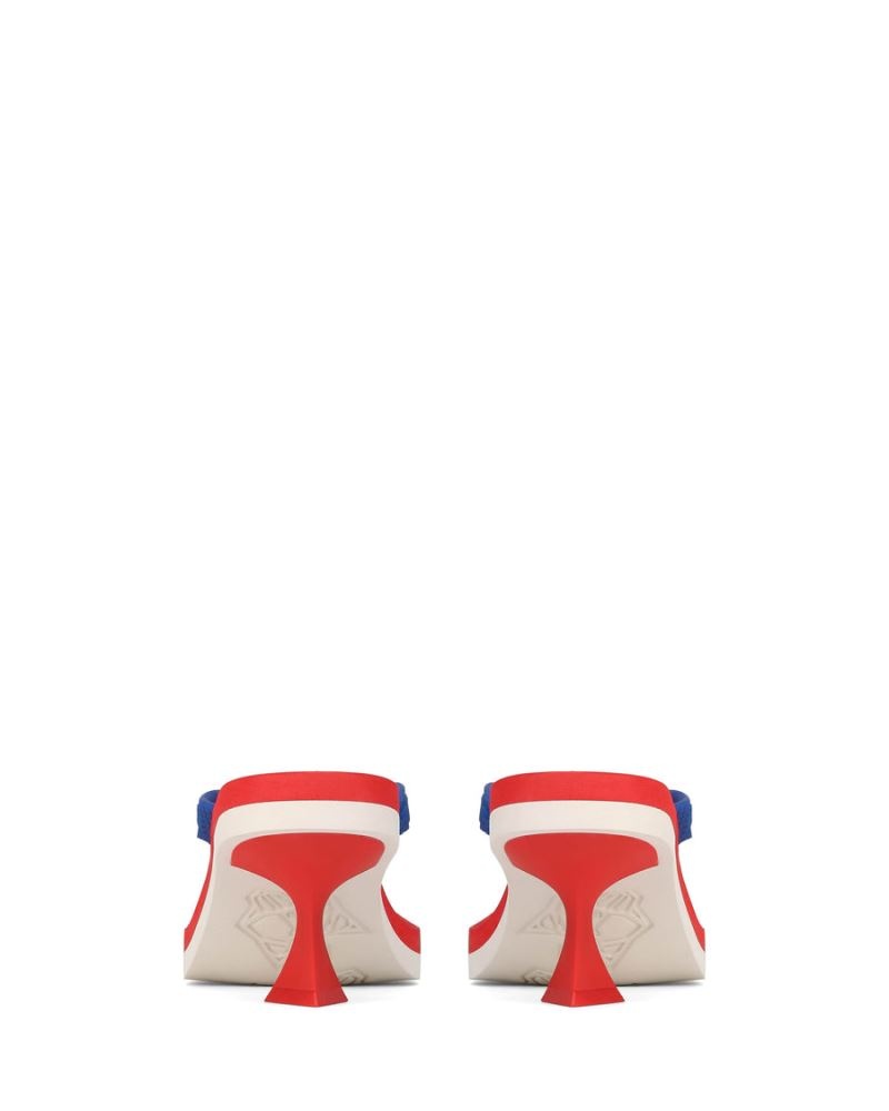 Red / Blue Naked Wolfe Foxy USA Women's Heels | RIYADH 826GVPXFC