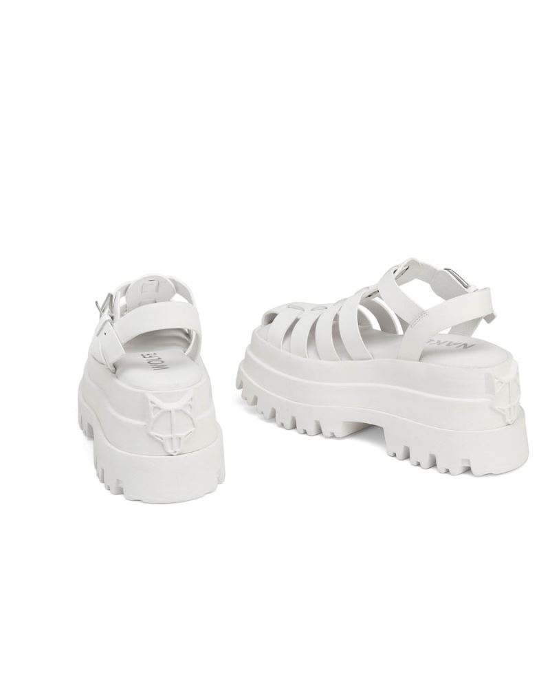 White Naked Wolfe Devil Women's Platform Sandals | RIYADH 610CDEAXM