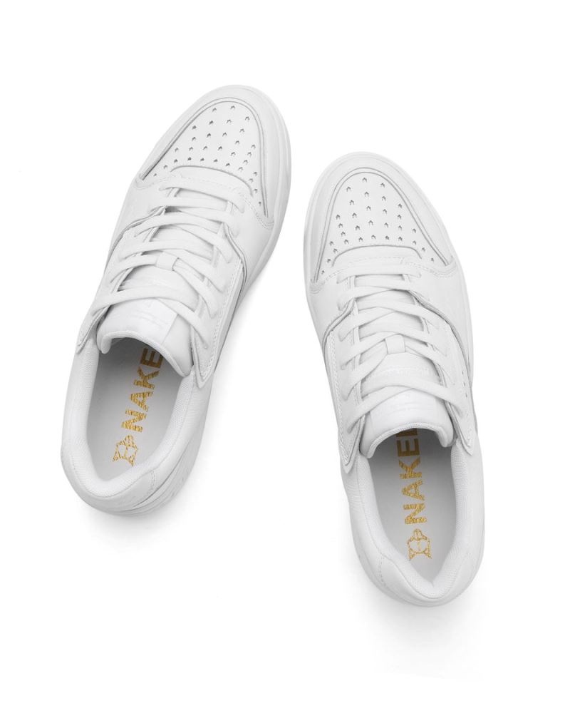 White Naked Wolfe NW-01 Triple Leather Men's Sneakers | RIYADH 827MDWNYC