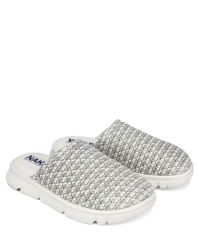 White Naked Wolfe Ohio Men's Slippers | RIYADH 207AGFEBZ