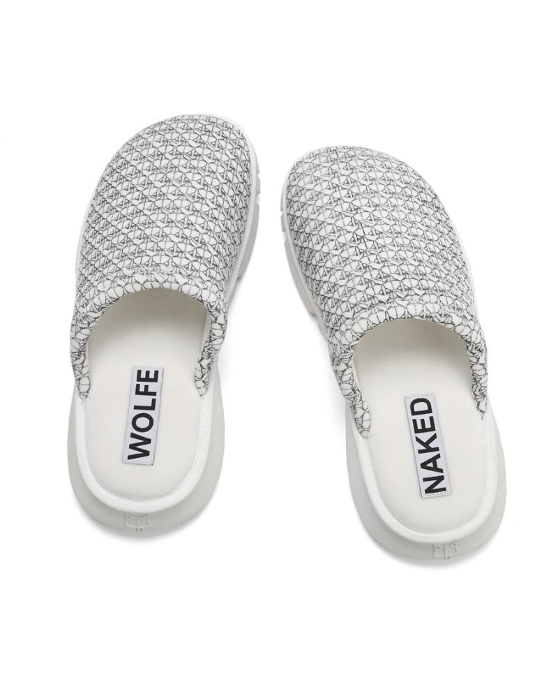 White Naked Wolfe Ohio Men's Slippers | RIYADH 207AGFEBZ