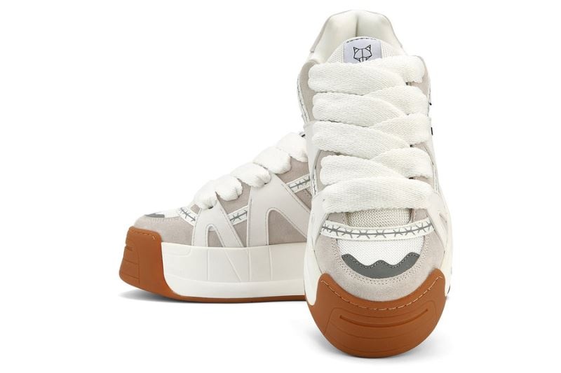 White Naked Wolfe Slide Men's Sneakers | RIYADH 751TREGNI