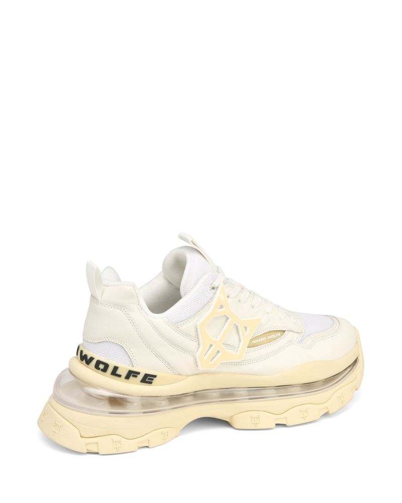 White Naked Wolfe Spring Men's Sneakers | RIYADH 017YPDXIS