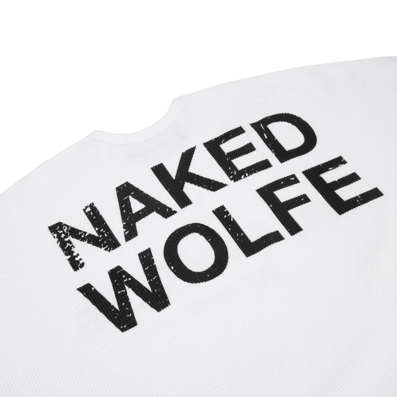 White Naked Wolfe Thermal Men's Sweatshirts | RIYADH 870MGKUNZ