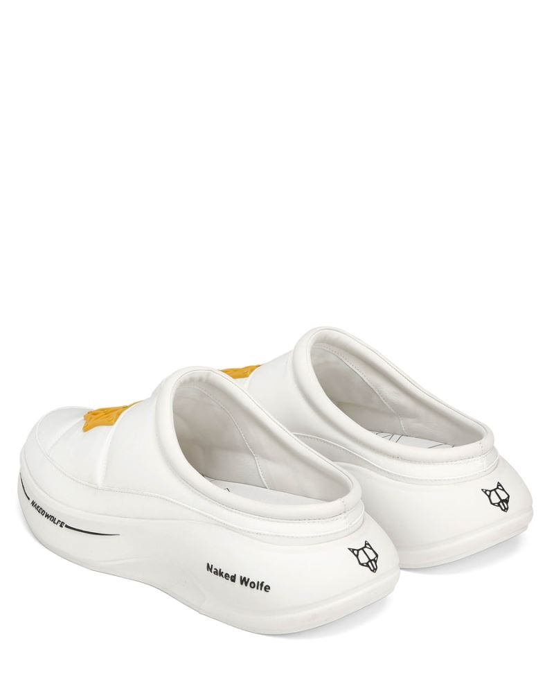 White Naked Wolfe Tide Triple Men's Slippers | RIYADH 392IBSRWN