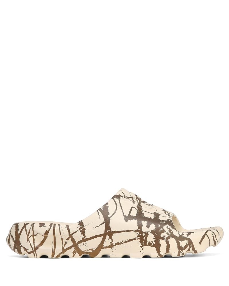 White Naked Wolfe Tommy Stone Graffiti Men\'s Slides | RIYADH 658BQMCIE