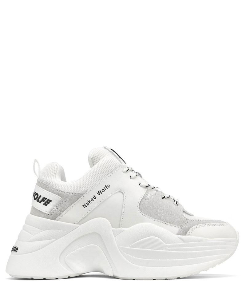 White Naked Wolfe Track Women's Sneakers | RIYADH 319CUNBYQ