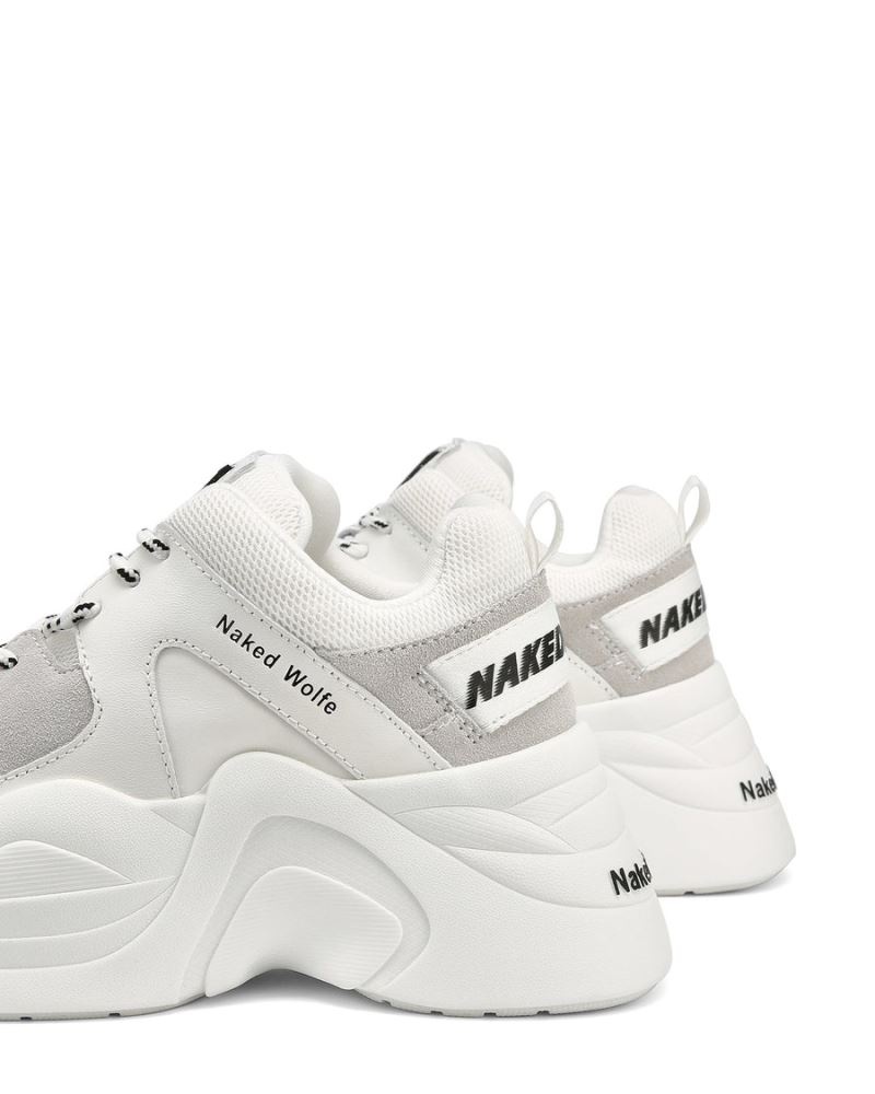 White Naked Wolfe Track Women's Sneakers | RIYADH 319CUNBYQ