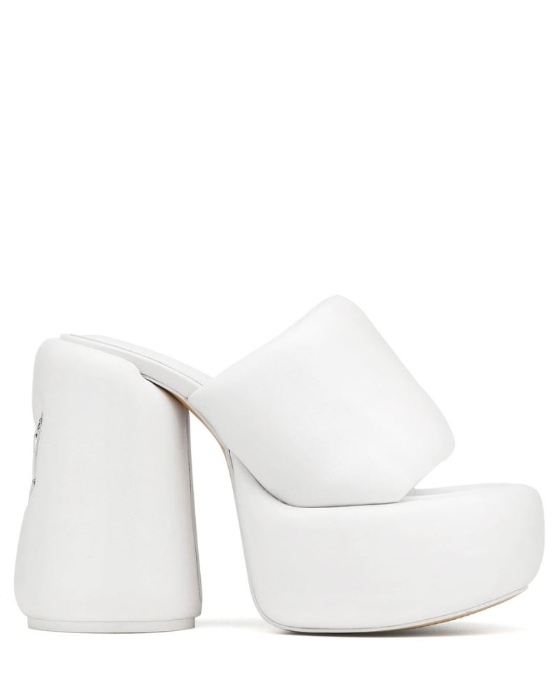 White Naked Wolfe Wow Women\'s Platform Sandals | RIYADH 186XKPEJU