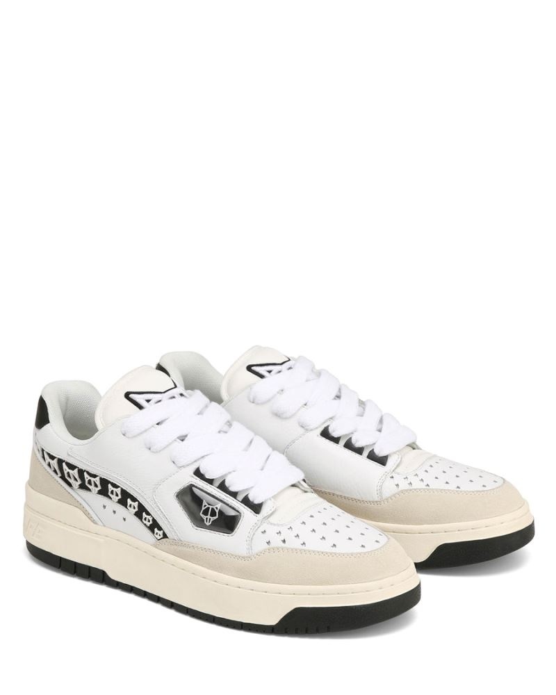 White / Black Naked Wolfe NW-00 Men's Sneakers | RIYADH 917KPSQOB