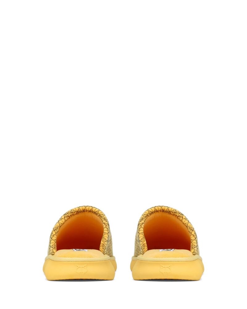 Yellow Naked Wolfe Ohio Men's Slippers | RIYADH 264YZNTDE