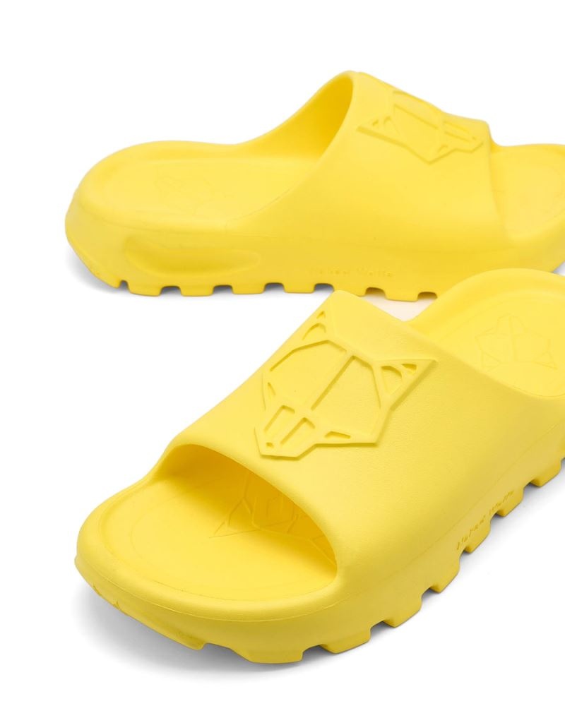 Yellow Naked Wolfe Tommy Men's Slides | RIYADH 274VXQWBF