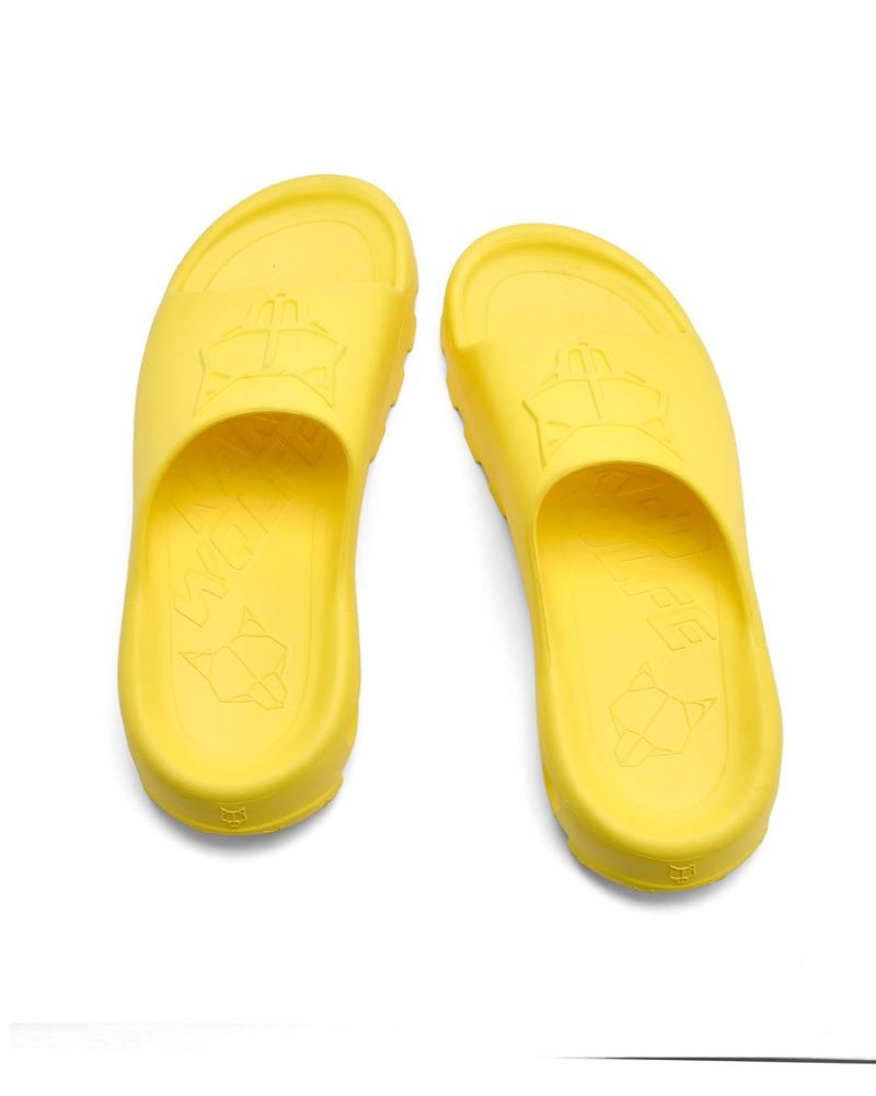 Yellow Naked Wolfe Tommy Men's Slides | RIYADH 274VXQWBF