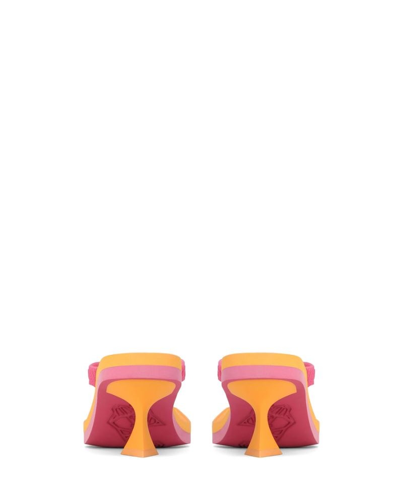 Yellow / Pink Naked Wolfe Foxy Watermelon Women's Heels | RIYADH 403AYHZXQ