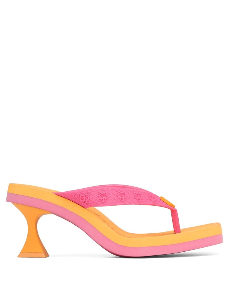 Yellow / Pink Naked Wolfe Foxy Watermelon Women\'s Heels | RIYADH 403AYHZXQ